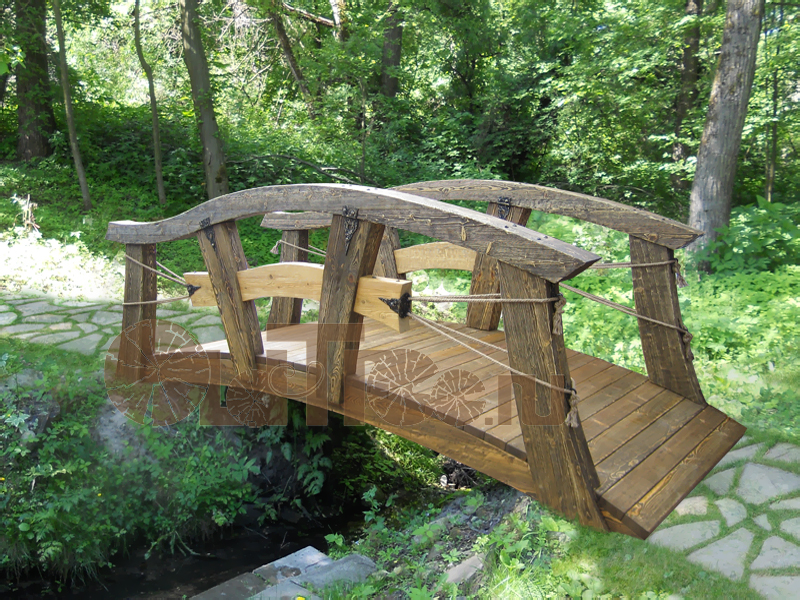 мостик деревянный под старину